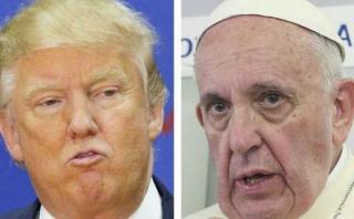 Trump al Papa: Deseará que yo sea presidente cuando ataque EI