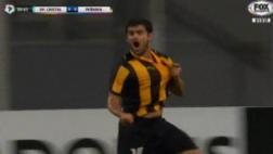 Cristal cae con este gol sobre el final del primer tiempo