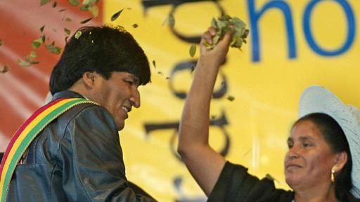 Evo Morales junto a Leonilda Zurita, una dirigente que lo acompaña desde los años más difíciles.