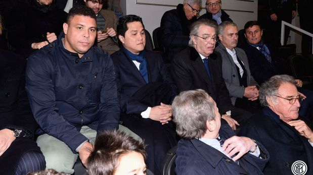 Inter de Milán con tribuna de lujo: Ronaldo, Mourinho y Zanetti