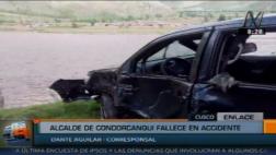 Cusco: alcalde de Kunturkanki murió en accidente de carretera