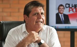 Alan García acusa a El Comercio de manipular información