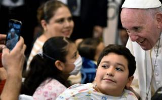 Niños a Francisco: "¿Qué querías ser cuando tenías mi edad?"
