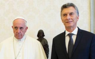 Argentina niega fría relación entre Macri y el papa Francisco