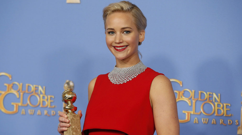 Jennifer Lawrence triunfó en la edición 2016 de los Globos de Oro por su trabajo en 