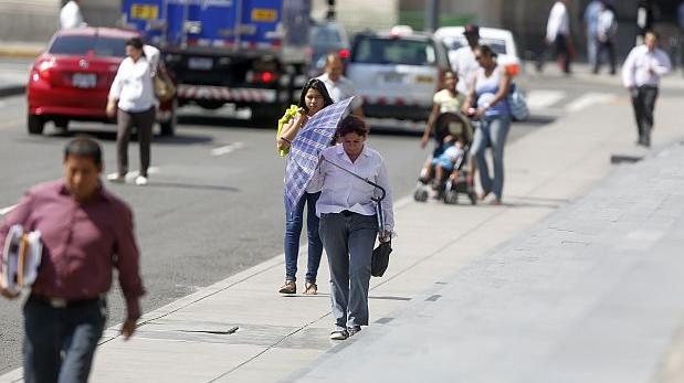 Lima registró hoy la temperatura más alta en lo que va del año