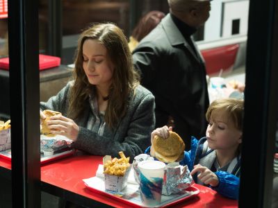In this image released by A24 Films, Brie Larson, left, and Jacob Tremblay appear in a scene from the film, 