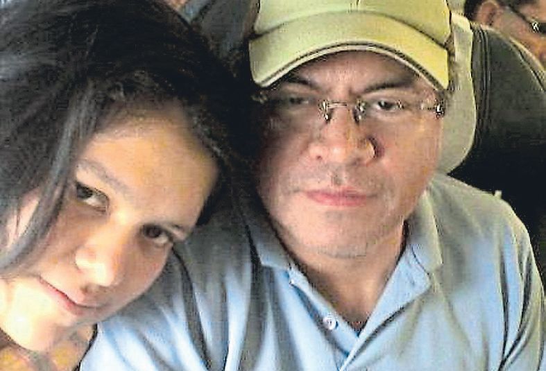 Jorge Ruiz Lozano y su mayor hija Grecia, que sufría de un leve retardo, fueron asesinados de cinco disparos en su vivienda. (Facebook)