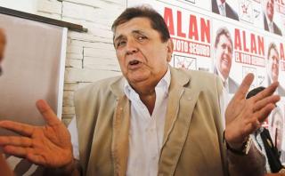 Alan García no cree que gobierno promueva marchas contra Keiko