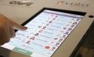 ONPE no aplicará voto electrónico en 30 distritos: será en 19