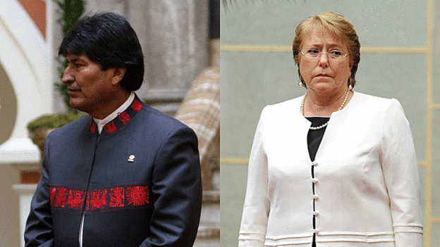 Evo Morales y Michelle Bachelet. (Foto: Reuters)