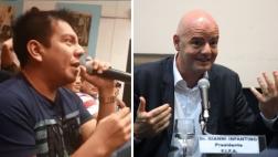 DT El Comercio tuvo encuentro con Gianni Infantino en Uruguay