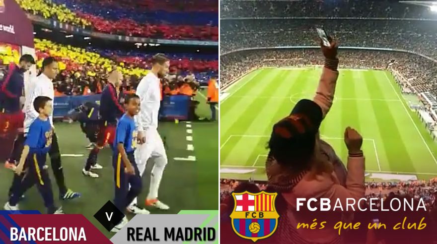 Así se vivió el Barcelona vs. Real Madrid en Snapchat