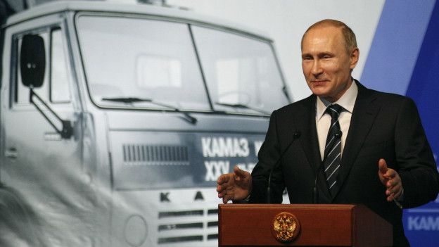 Putin ofreció un discurso durante la celebración de los 40 años de la fabricante de camiones Kamaz. (Foto: Getty Images)