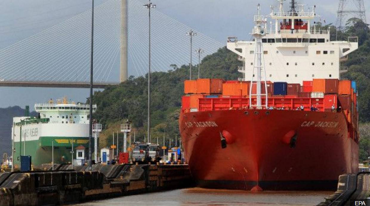 El canal de Panamá ayudó a darle el caracter cosmopolita a la economía del país.(Foto: BBC Mundo)