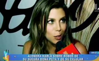 Alondra García Miró descarta fin de romance con Paolo Guerrero