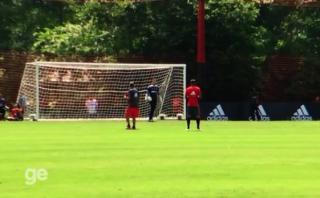 Paolo Guerrero y su falta de gol: desafió al golero de Flamengo