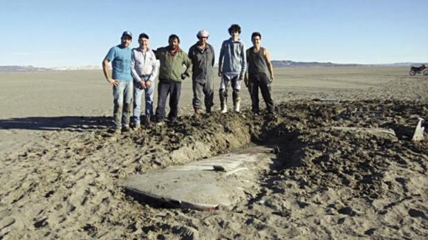 Hallan avión perdido en 1964 tras secarse un lago en Argentina