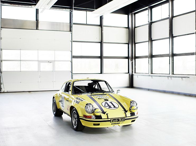 Porsche Classic se encargó de restaurar este 911 2.5 S/T de 1972. (fotos: difusión)