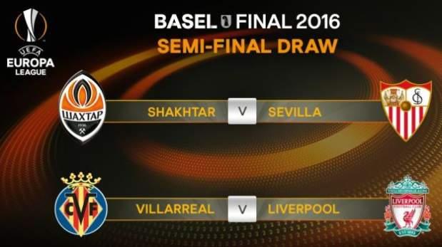 Europa League: así quedaron conformadas las semifinales