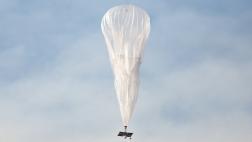 Un globo de señales de Google cae en Paraguay