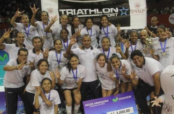 San Martín se coronó tricampeón de la Liga Nacional de Vóley