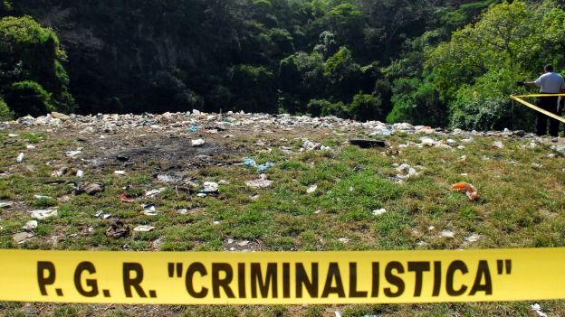 La PGR dice que en este basurero de Cocula, Guerrero, se incineró a los 43 estudiantes. (Foto: BBC Mundo)