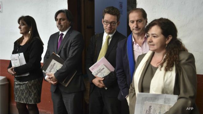 Los expertos del GIEI se marchan de México este 30 de abril. (Foto: AFP)