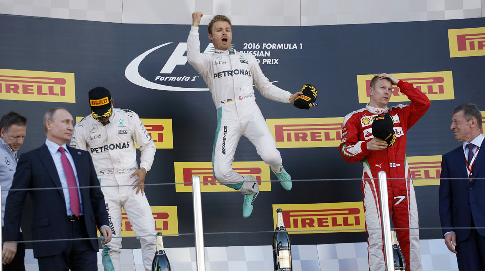 Nico Rosberg consiguió su séptimo triunfo consecutivo en la Fórmula 1. (fotos: Dppi)