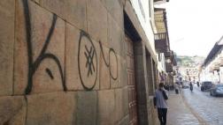 Recibirían de 6 a 8 años de prisión por pintar muros incas