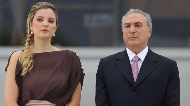 Marcela es la esposa del presidente interino de Brasil, Michel Temer. (Foto: Reuters)
