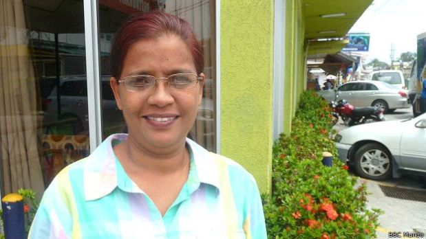 Bibi Ahamad, vicepresidenta de la filial en Guyana de la ONG La Voz del Caribe. (Foto: BBC)