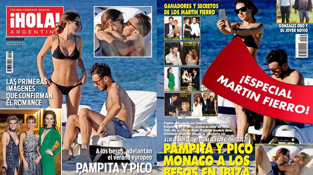 Pampita, captada besándose con tenista Juan 'Pico' Mónaco en Ibiza - El Comercio