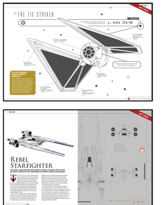 Tie Striker y U Wing. (Imagen: Comic Book Resources)