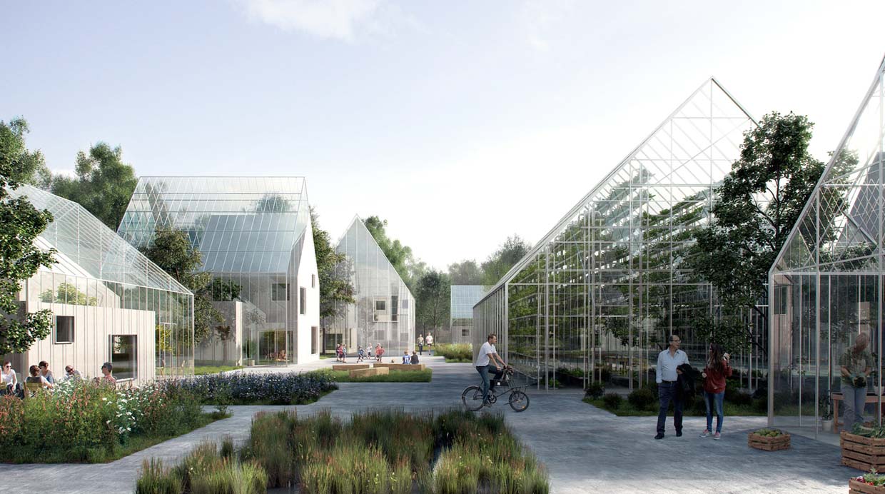 Este proyecto sostenible unirá casas con invernaderos