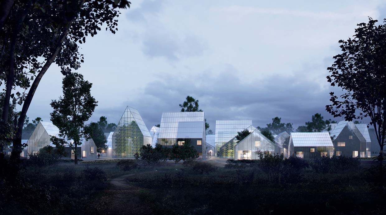 Este proyecto sostenible unirá casas con invernaderos