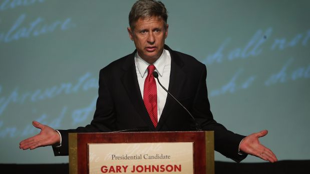 En el 2012 Gary Johnson tentó por primera vez llegar a la presidencia de Estados Unidos. Obtuvo el resultado más importante en la historia del Partido Libertario. (AFP)