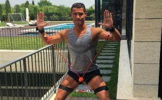 Mientras el Real Madrid descansa, Cristiano Ronaldo entrena