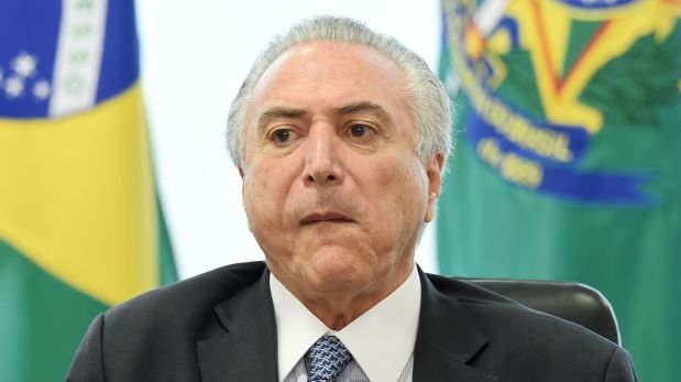 El presidente interino de Brasil, Michel Temer. (Foto: AFP)