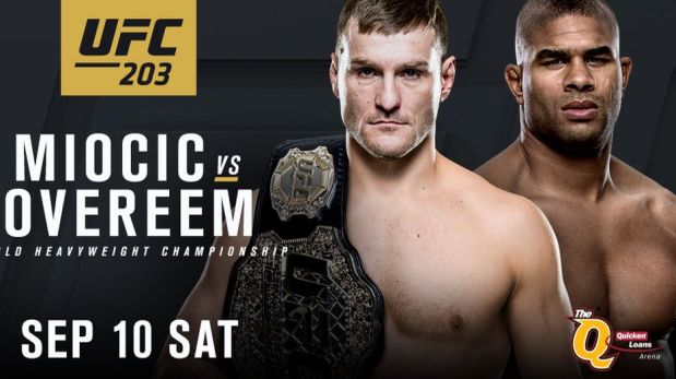 UFC: Miocic defenderá título contra Overeem el 10 de setiembre