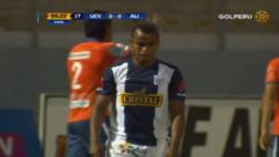 Alianza Lima: Trujillo remató y su disparo chocó en el palo