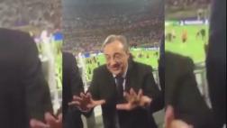 Florentino Pérez sorprendió a hincha del Barza con esta frase