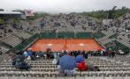 Roland Garros: se suspendió jornada de hoy por intensa lluvia