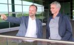 José Mourinho llegó feliz y entusiasmado al Manchester United