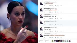 Hackearon a Katy Perry e insultaron a sus seguidores