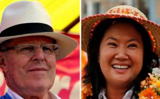 Las cifras de PPK y Keiko Fujimori en el último mes
