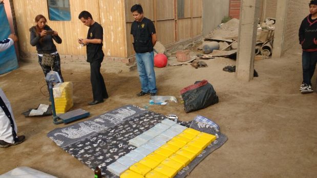 Chosica: la policía incautó más 100 kilos de droga | El Comercio Perú - El Comercio