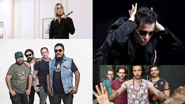 Iggy Pop, Andrés Calamaro, Molotov y Magic! serán parte de Ciudad Rock 2016. (Fotos: Difusión)