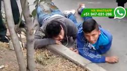 Intentaron robar a taxi, pero pasajero era suboficial de la PNP