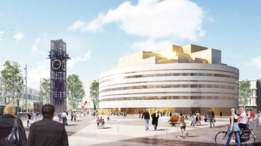 Este será el nuevo palacio de gobierno de la relocalizada Kiruna. (BBC)